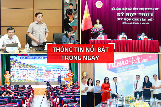 Nghệ An: Thông tin nổi bật ngày 21/10