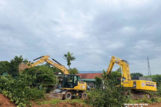 Nam Đàn tiếp tục cưỡng chế thu hồi đất phục vụ Dự án đường bộ cao tốc Vinh - Thanh Thủy