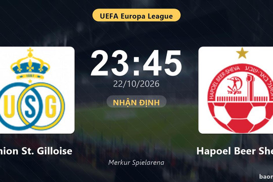 Nhận định Union St. Gilloise vs Hapoel Beer Sheva: Màn so tài của hai đội vào phom