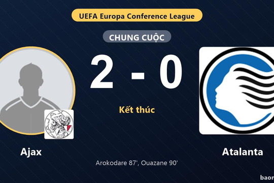Hạ Atalanta 2-0 bằng hai bàn thắng muộn, Ajax giành trọn niềm vui