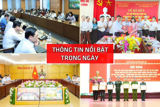 Nghệ An: Thông tin nổi bật ngày 23/10