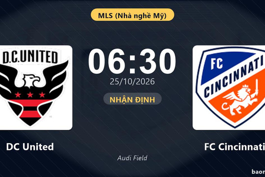 Nhận định DC United vs FC Cincinnati: Đội khách đau đầu vì thiếu người