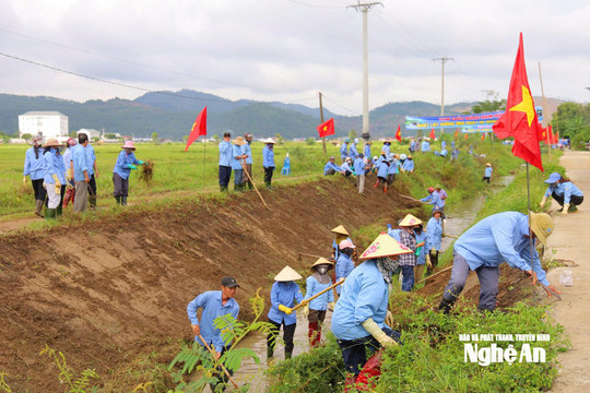 Nghệ An chủ động làm thủy lợi, phục vụ sản xuất
