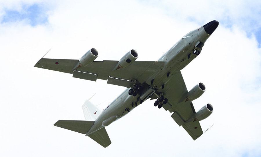 Máy bay trinh sát của Không lực Mỹ bị phát hiện ở gần biên giới Nga