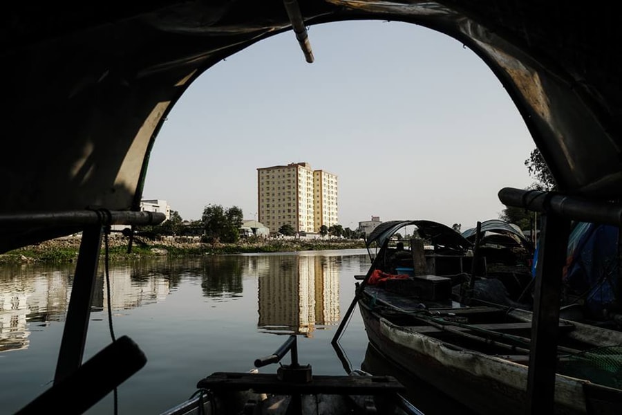 Cuộc sống lặng lẽ của xóm chài bên sông Cửa Tiền