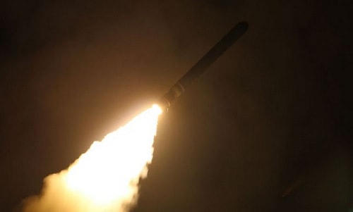 Mỹ công bố video tàu ngầm hạt nhân phóng tên lửa vào Syria