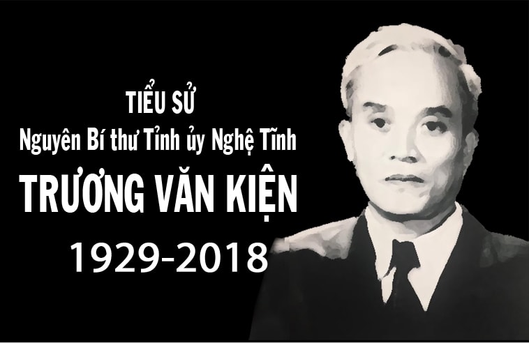 Quá trình hoạt động của nguyên Bí thư Tỉnh ủy Nghệ Tĩnh Trương Kiện