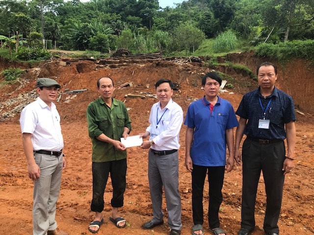 Quế Phong hỗ trợ 60 triệu đồng cho nhà bị sập trong cơn bão số 3