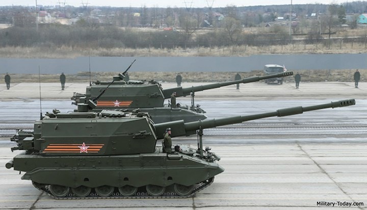 Sức mạnh siêu pháo tự hành 2S35 Koalitsiya-SV của Nga