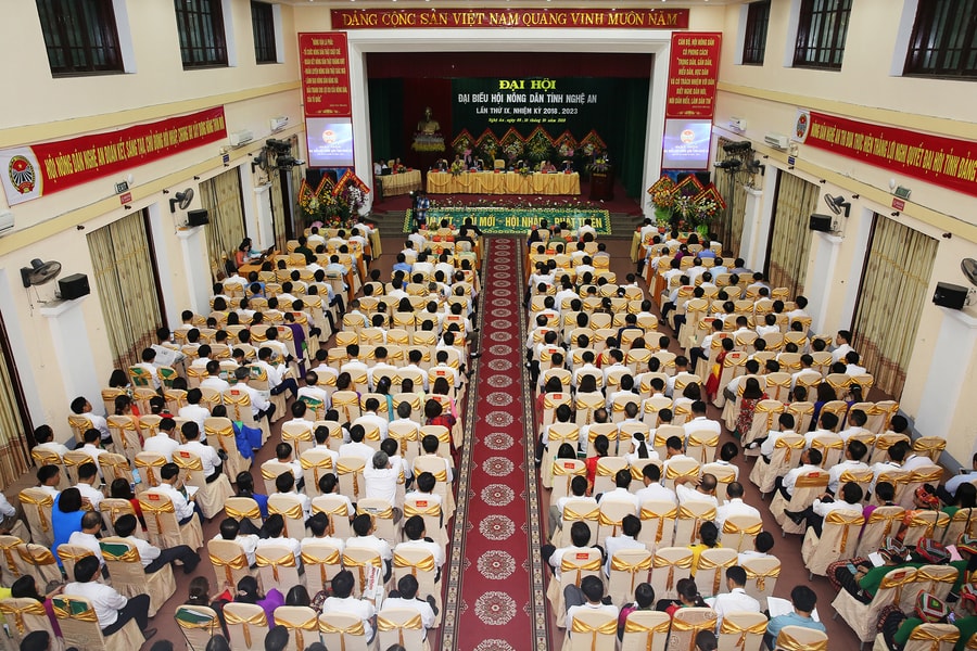 Khai mạc Đại hội Hội Nông dân tỉnh Nghệ An lần thứ IX, nhiệm kỳ 2018 - 2023
