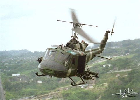 UH-1 Gunship Việt Nam trong chiến tranh biên giới