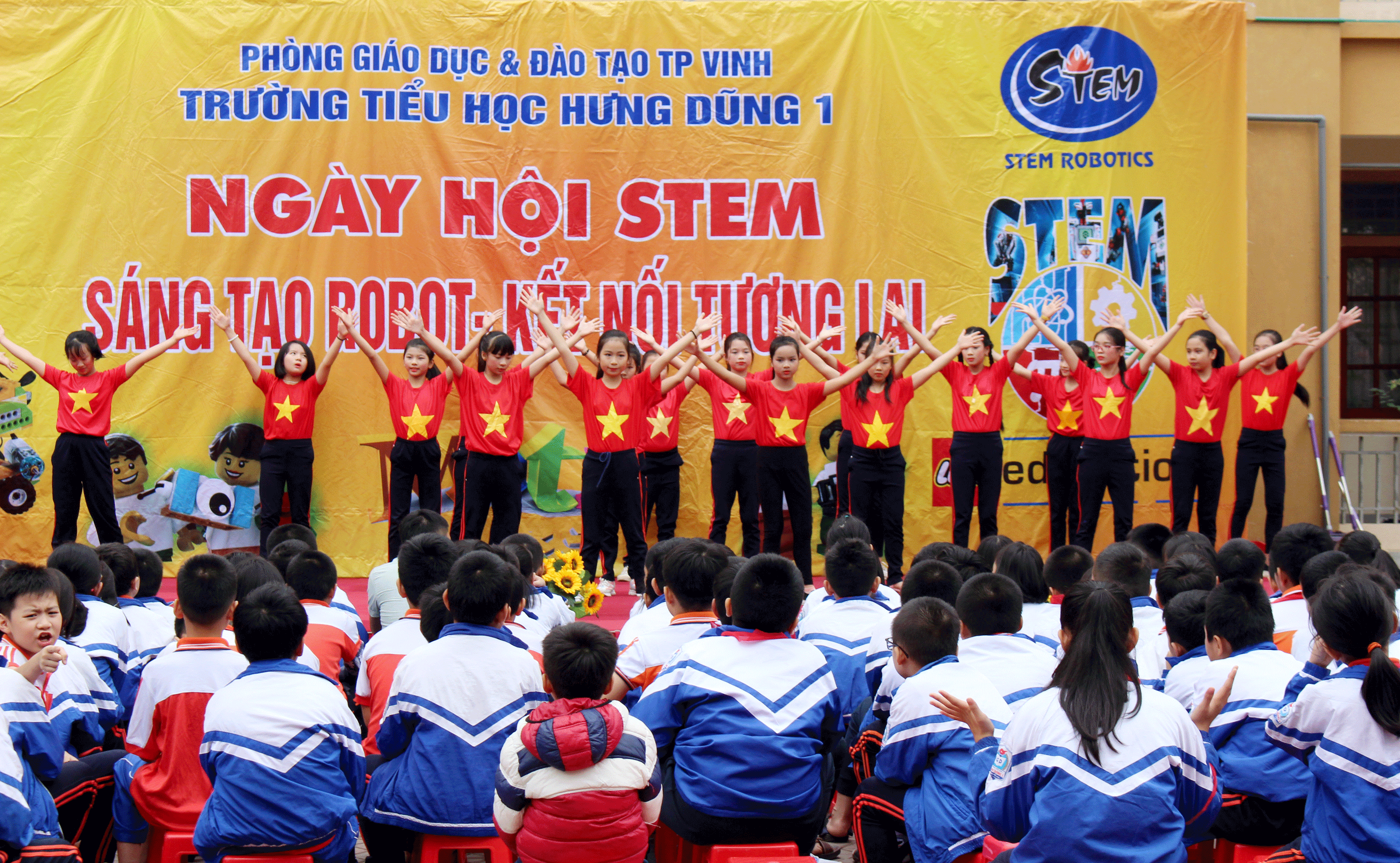 Sôi động “Ngày hội STEM” tại Trường Tiểu học Hưng Dũng 1