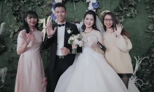 Vợ hoa khôi của cầu thủ Quế Ngọc Hải chuộng váy áo đơn sắc