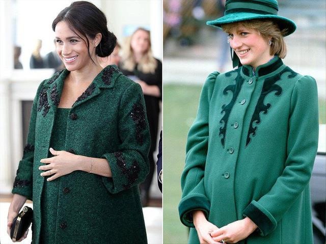 Công nương Meghan Markle chi hơn 14 tỷ mua đồ bầu, sao chép thời trang của Diana