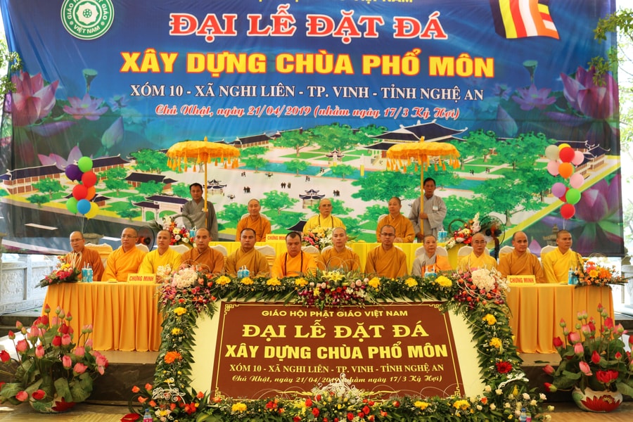 Chùa Phổ Môn (TP Vinh) khởi công đại trùng tu