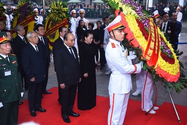 Tường thuật Lễ viếng nguyên Chủ tịch nước Lê Đức Anh