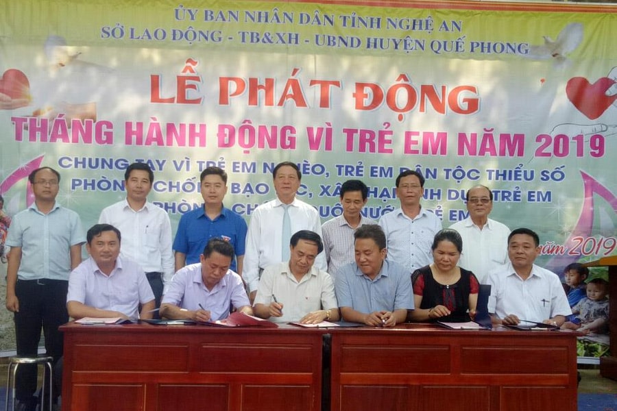 Nghệ An phát động Tháng hành động Vì trẻ em năm 2019