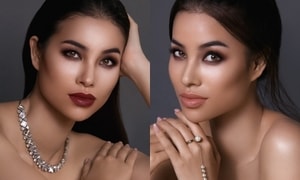 Hoa hậu Phạm Hương đẹp 'hút hồn' trong bộ ảnh mới tại Mỹ