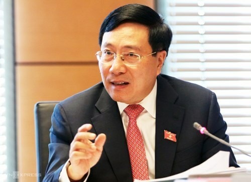 Sáng nay 6/6, Quốc hội chất vấn Phó Thủ tướng Chính phủ Phạm Bình Minh