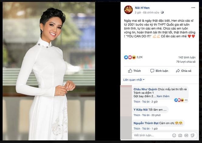 Dàn Hoa hậu, Á hậu gửi lời chúc may mắn tới các sĩ tử trước kỳ thi THPT 2019