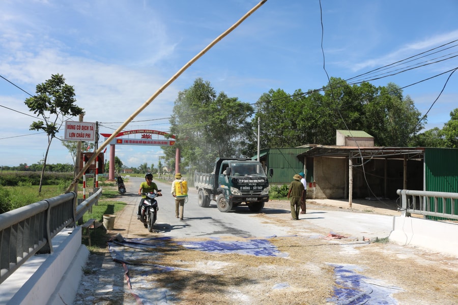 Nam Đàn: Bệnh tả lợn châu Phi tiếp tục lây lan, phát sinh thêm 5 ổ dịch 