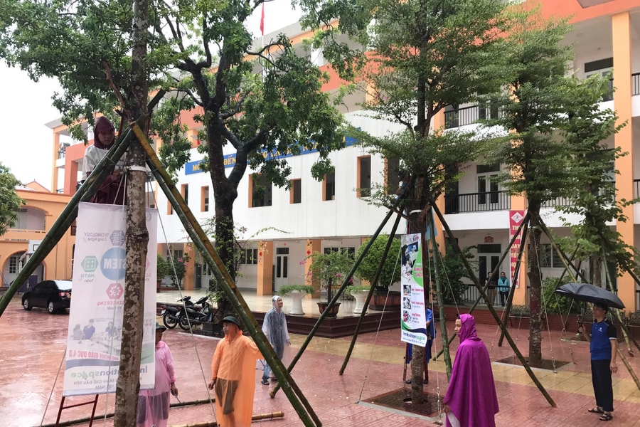 TP Vinh và nhiều huyện cho học sinh nghỉ học tránh bão số 4 