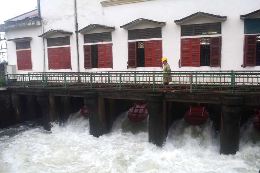 Nghệ An: Huy động các trạm bơm hoạt động hết công suất để tiêu úng