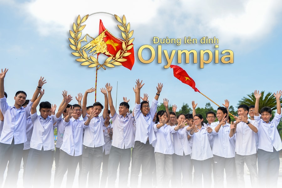 Cổ động viên quê nhà đặt trọn niềm tin vào Trần Thế Trung ở trận chung kết Olympia