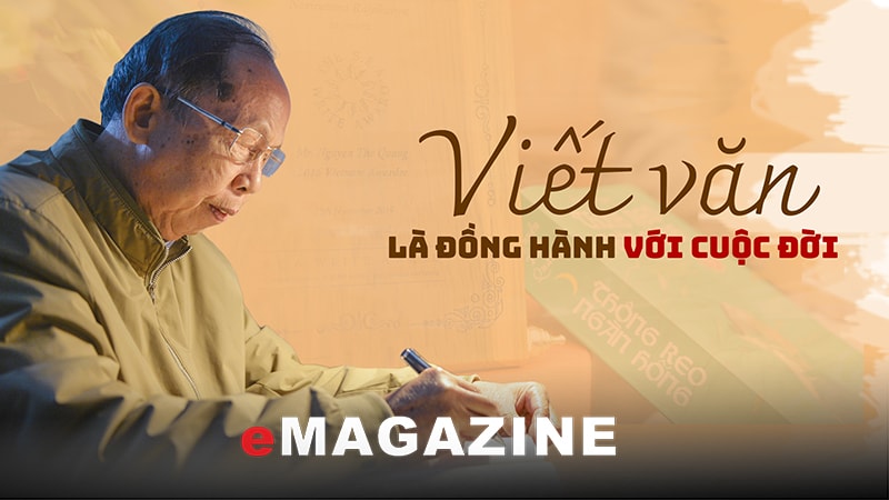 Nhà văn Nguyễn Thế Quang: 'Viết văn là đồng hành với cuộc đời'