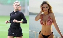 Ngắm nhan sắc 'bốc lửa' của nữ trọng tài từng là người mẫu