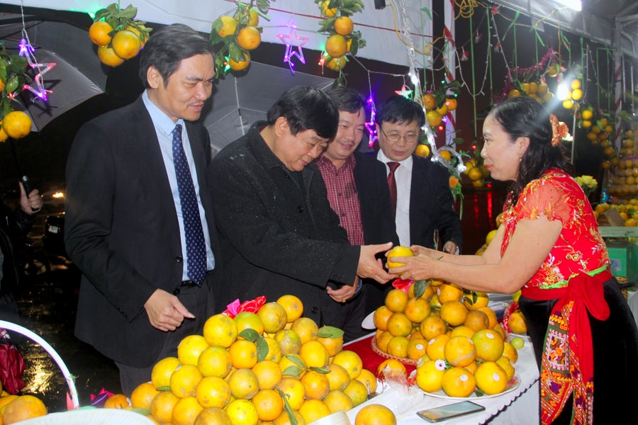 'Con đường cam Vinh' trong lễ hội chào đón năm mới 2020 ở Nghệ An