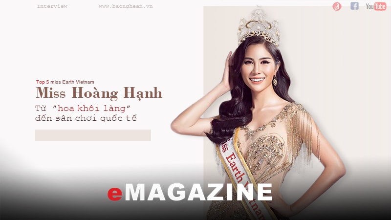 Từ 'hoa khôi làng' đến sân chơi quốc tế của nữ người mẫu trẻ quê Nghệ 