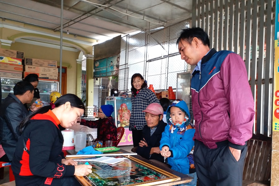 Sôi động thị trường tranh, trướng mừng Thọ đầu Xuân