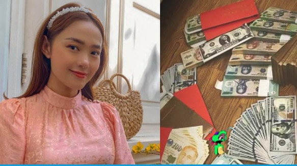 Sao Việt khoe tiền mừng Tết, Phan Mạnh Quỳnh lì xì bạn gái 123 triệu