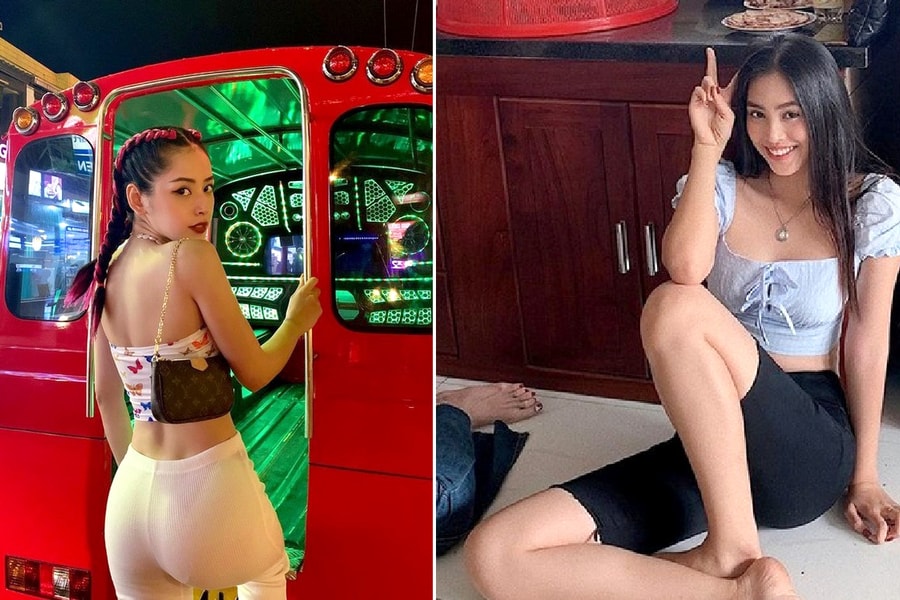 Chi Pu, hoa hậu Tiểu Vy diện áo 20cm khoe dáng nóng bỏng 