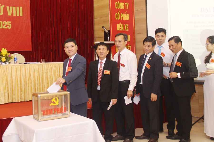 Đảng bộ Công ty CP Bến xe Nghệ An đại hội nhiệm kỳ 2020 - 2025