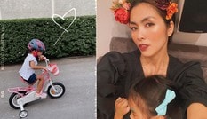 Tăng Thanh Hà hiếm hoi khoe ảnh cận mặt con gái đáng yêu khiến fans thích thú