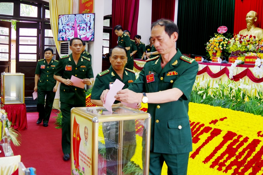 Đại hội Đảng bộ Bộ đội Biên phòng Nghệ An nhiệm kỳ 2020 - 2025 bầu 15 đồng chí vào BCH khóa mới