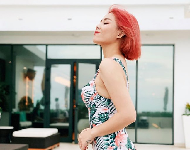 Nữ MC Hoàng Linh lộ hình xăm lớn ở nơi 'khá nhạy cảm' gây chú ý