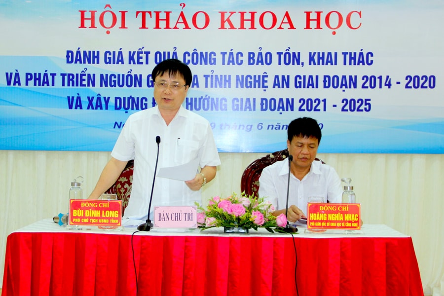 Bàn giải pháp giữ và phát triển nguồn gen quý, hiếm của Nghệ An