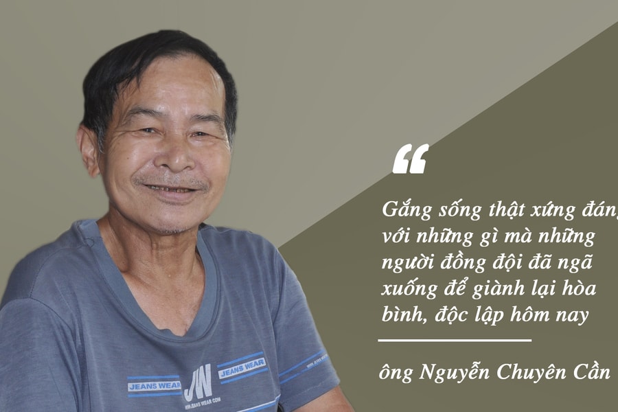 'Phải sống xứng đáng với sự hy sinh của đồng đội'