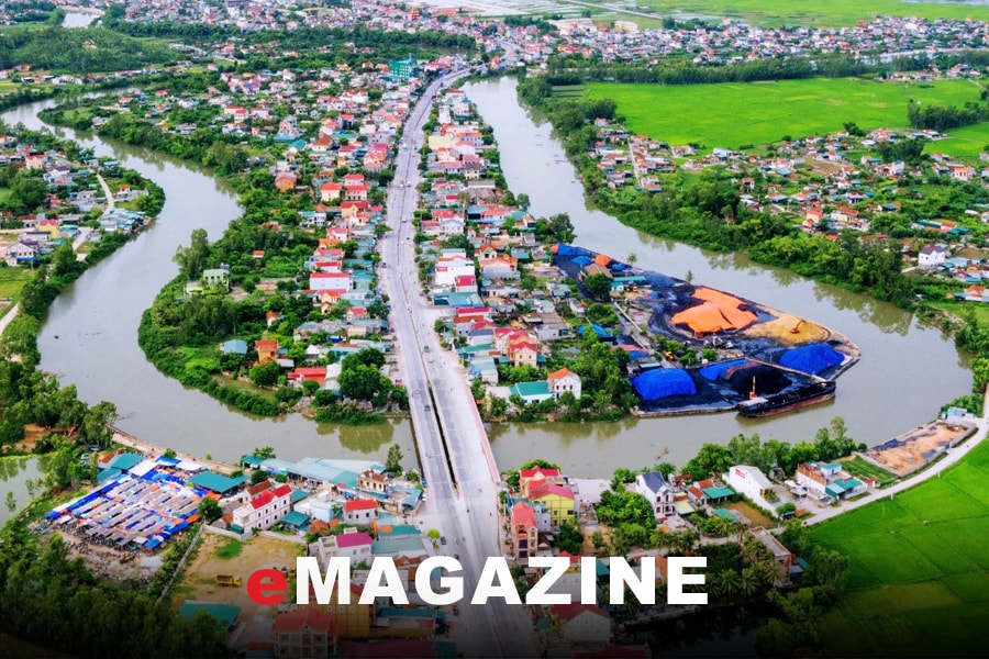 Chào mừng Đại hội Đảng bộ thị xã Hoàng Mai lần thứ II, nhiệm kỳ 2020 - 2025: