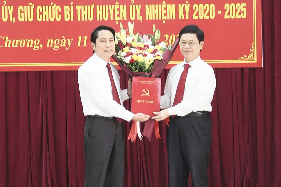 Thanh Chương có tân Bí thư Huyện ủy