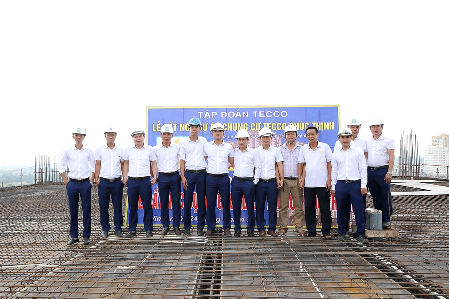 Tập đoàn TECCO cất nóc chung cư cao cấp TECCO Phúc Thịnh
