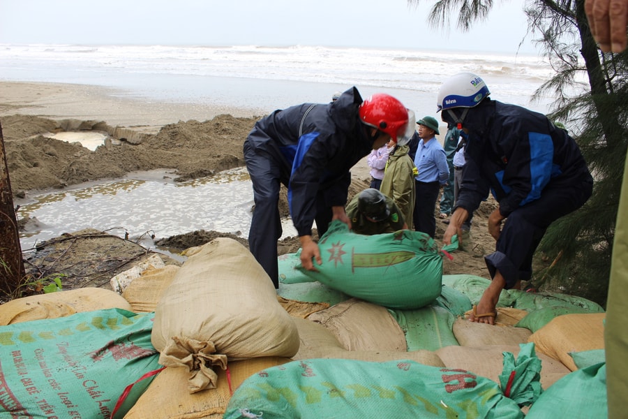 Các địa phương, đơn vị ở Nghệ An sẵn sàng ứng phó với bão số 7