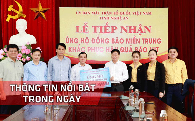 Nghệ An: Thông tin nổi bật ngày 2/11