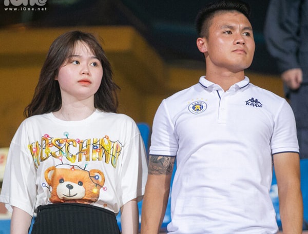 Tiền vệ Quang Hải và Huỳnh Anh đã chia tay