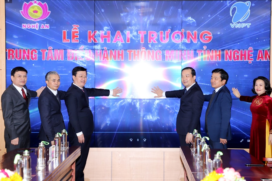 Nghệ An khai trương Trung tâm điều hành thông minh 