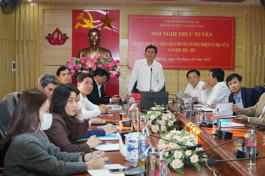 Nghệ An sẵn sàng các điều kiện để tổ chức dạy học trực tuyến