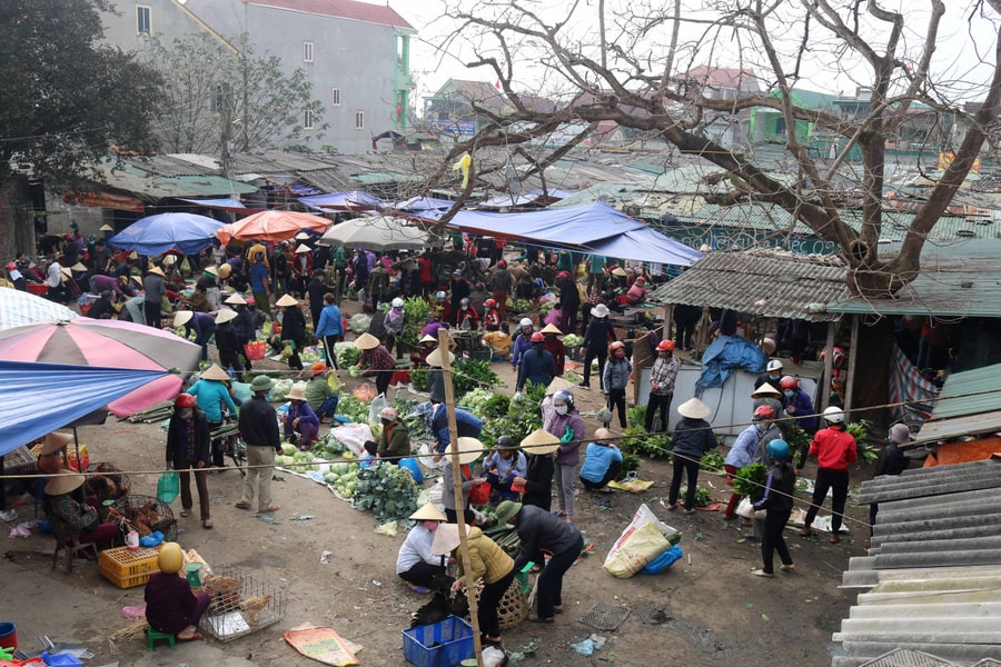 Thân thương hình ảnh chợ quê ngày giáp Tết ở Nghệ An